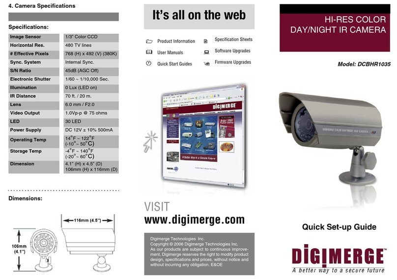 Digimerge DCBHR1035 User manual