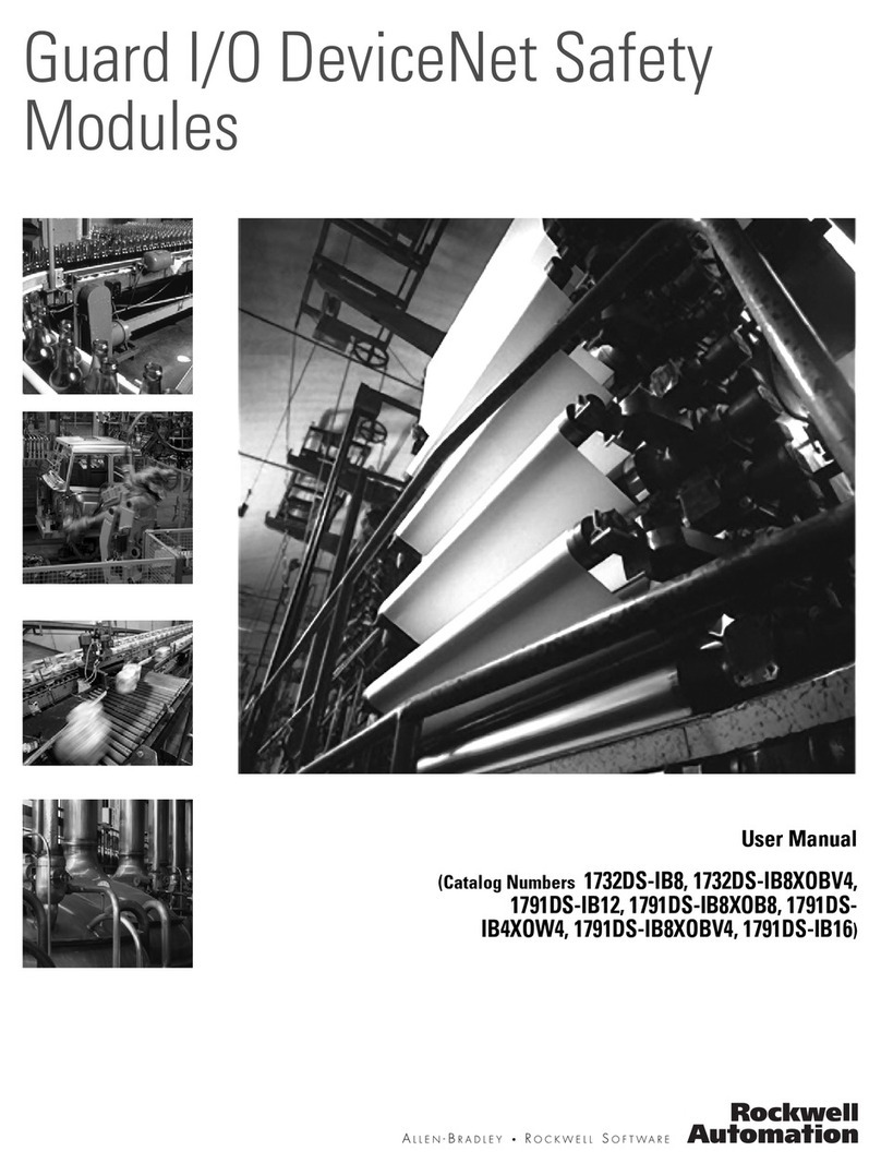 Rockwell Automation Allen-Bradley Guard I/O DeviceNet 1732DS-IB8 user manual