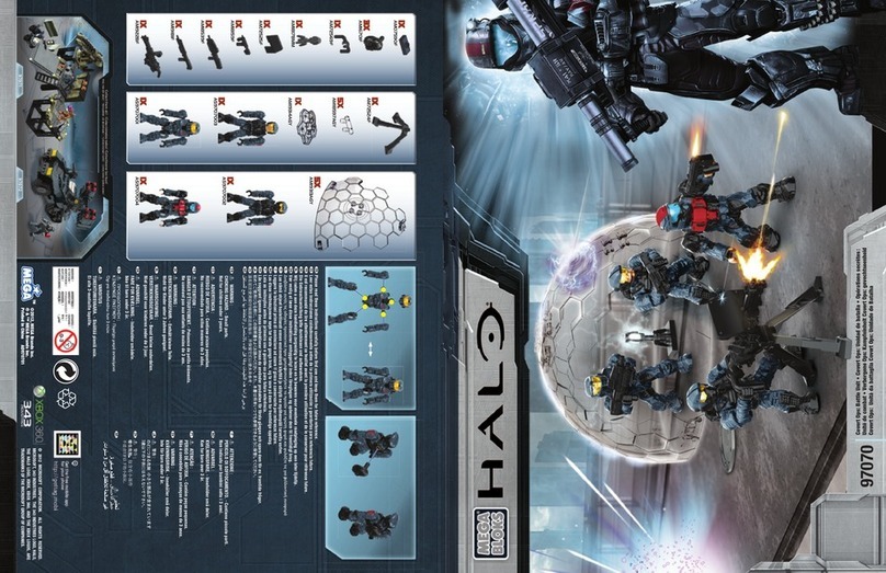 Mega Bloks HALO Covert Ops Battle Unit 97070 User manual
