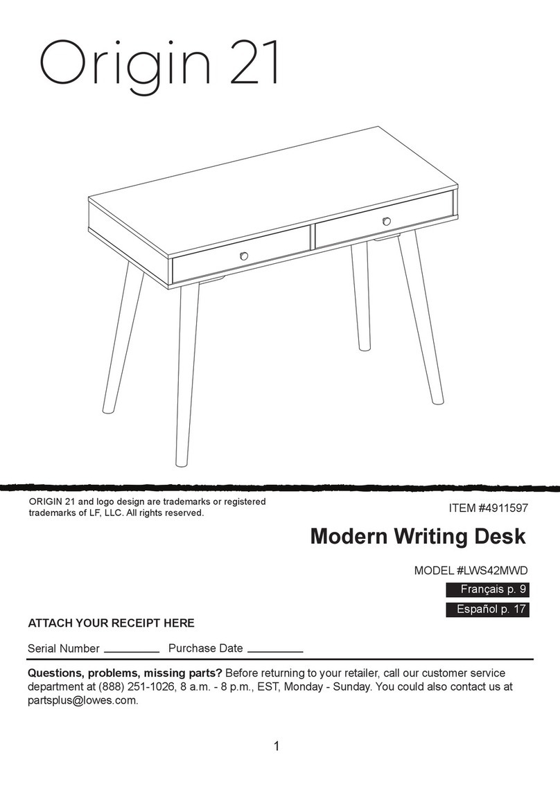 Origin 21 LWS42MWD User manual