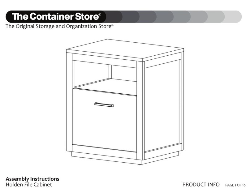 The Container Store Holden File Cabinet User manual