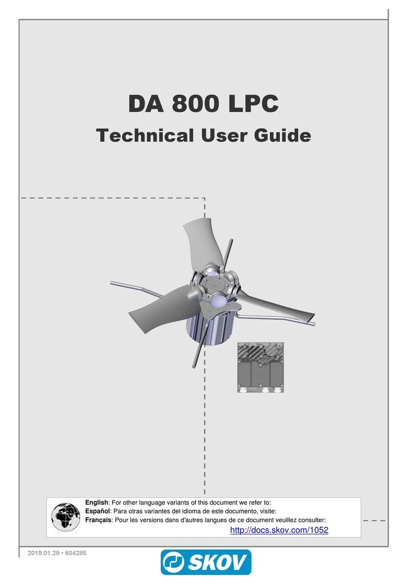 Skov DA 800 LPC Manual