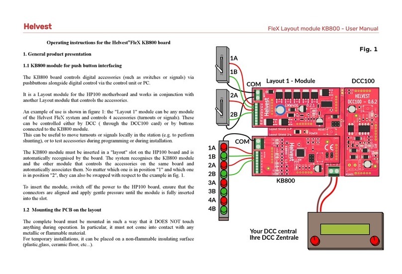 Helvest Flex KB800 operating instructions