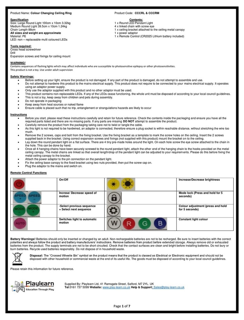 Playlearn CCCRL User manual