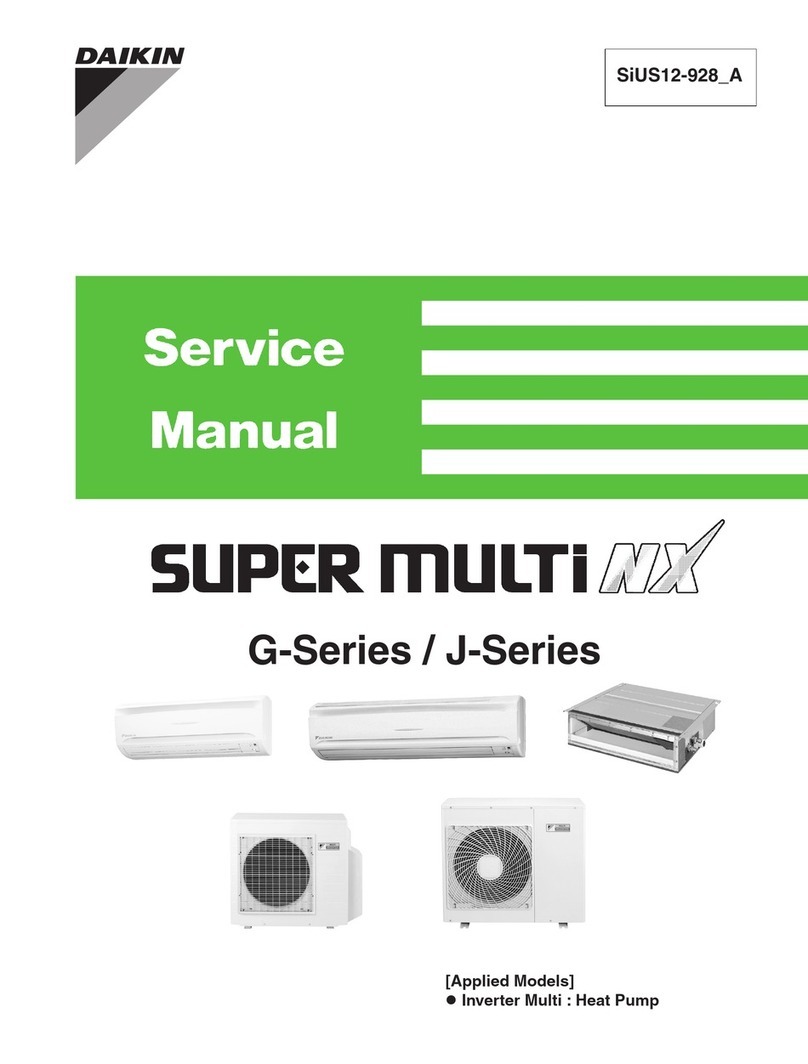 Daikin SUPER MULTI NX G Series User manual