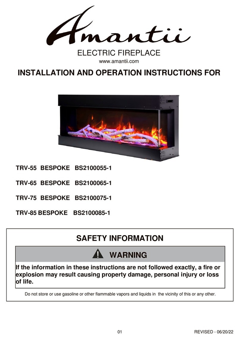 Amantii TRV-55 BESPOKE User manual Amantii TRV-55 BESPOKE User manual