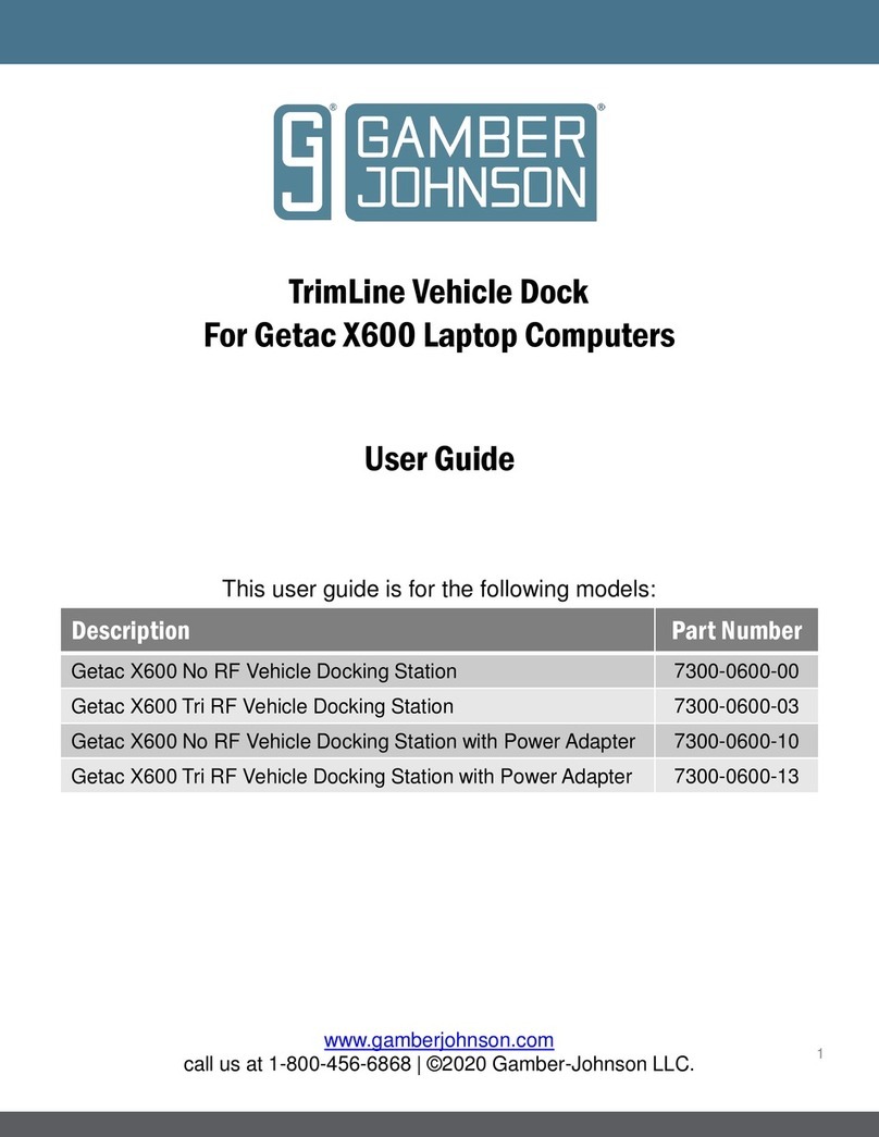 Gamber Johnson TrimLine 7300-0600-03 user guide