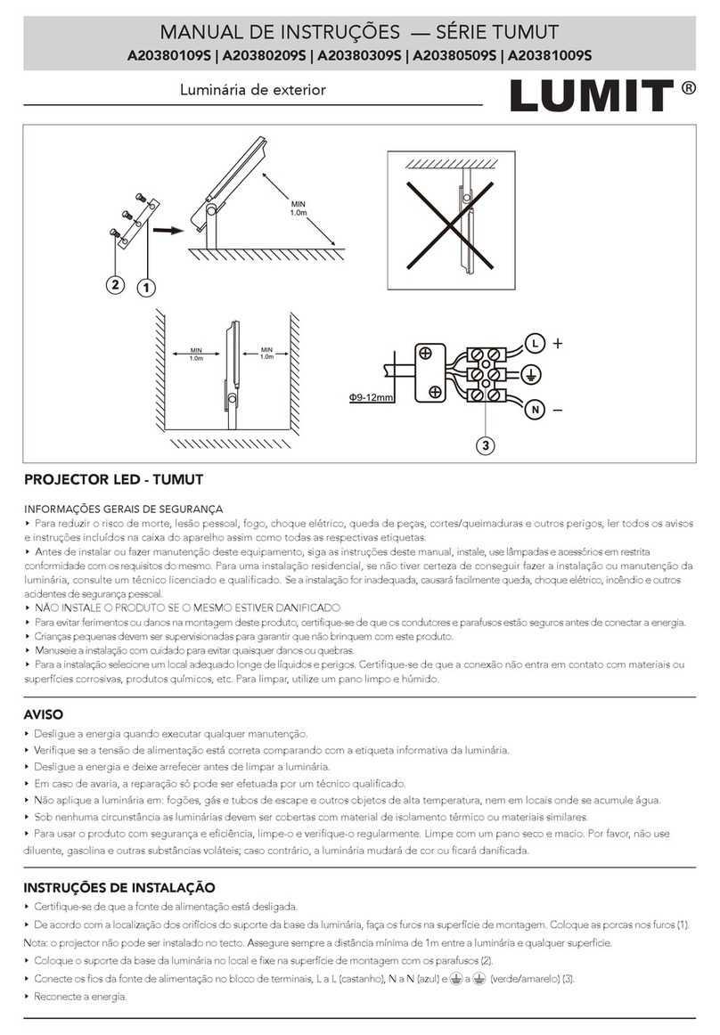 LUMIT TUMUT A20380109S instruction manual