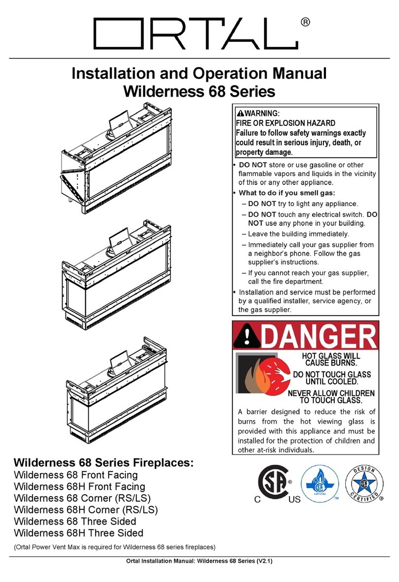 ORTAL Wilderness 68 Series Installation and operation manual