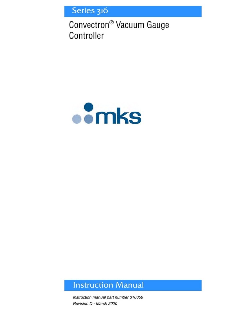 MKS Convectron 316 Series User manual