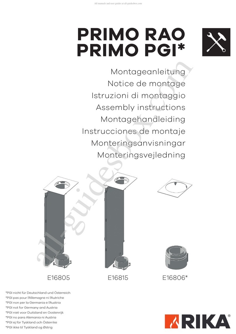 RIKA PRIMO RAO Assembly instructions