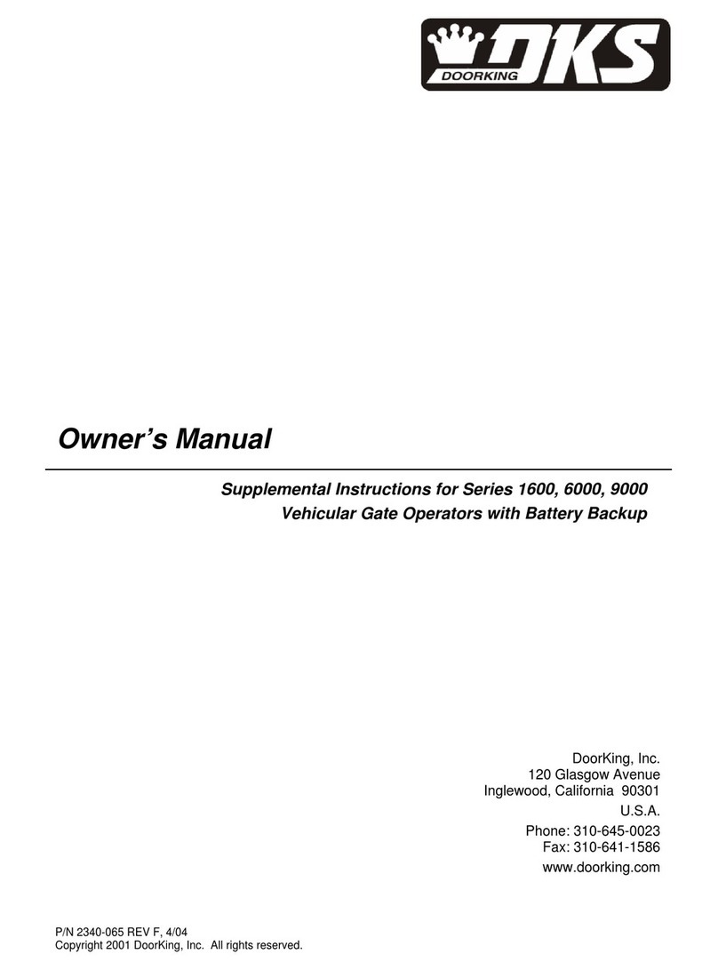 DKS 1600 Series owner's manual