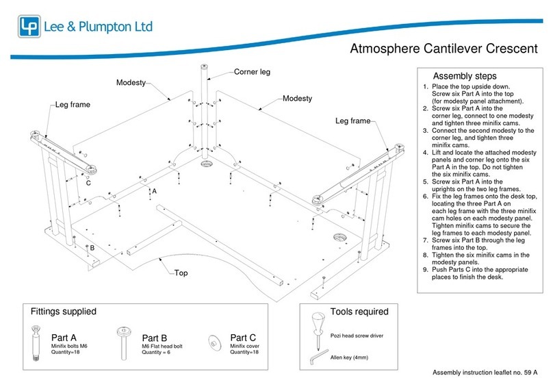 Lee & Plumpton Atmosphere Cantilever Crescent User manual Lee & Plumpton Atmosphere Cantilever Crescent User manual