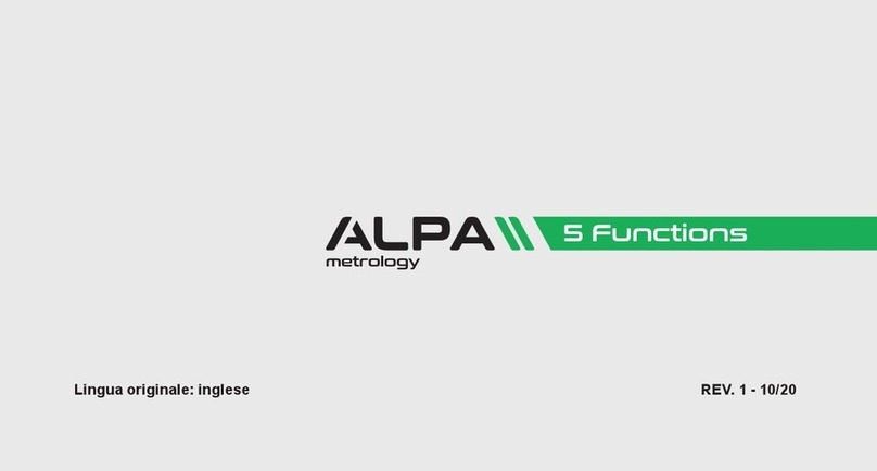 ALPA 5 Functions manual