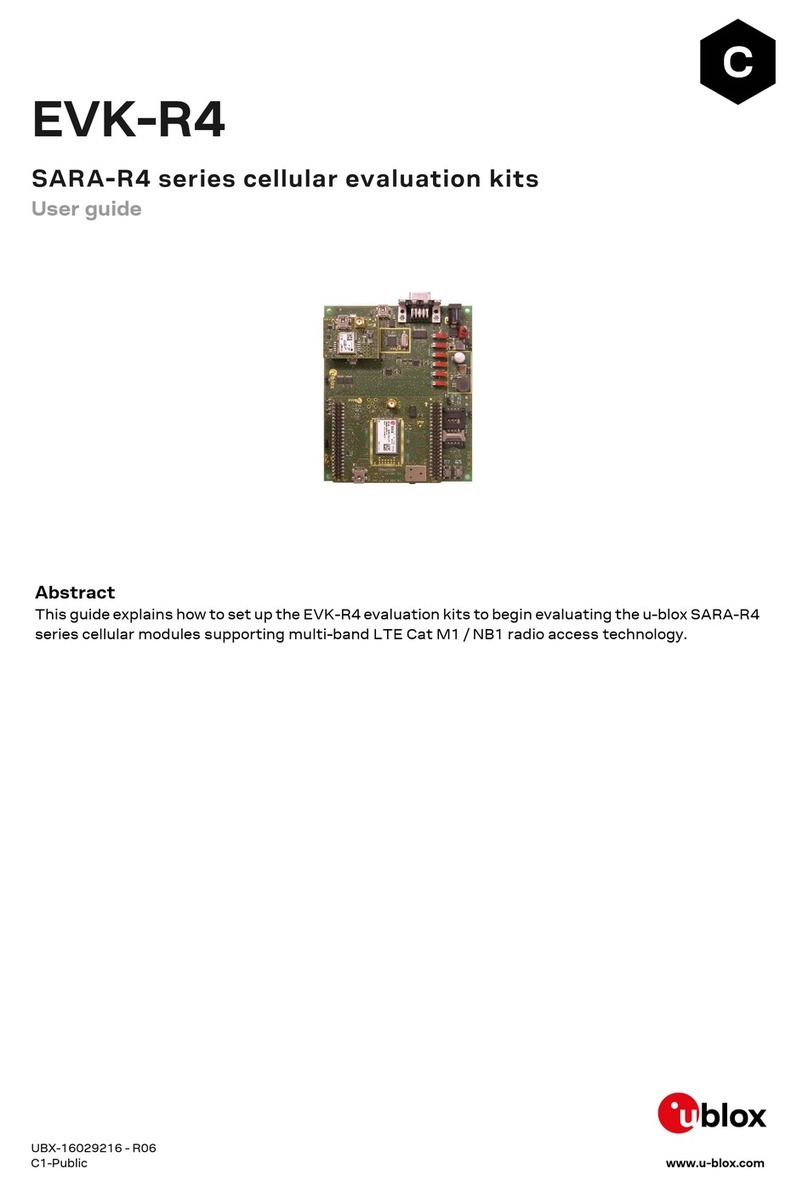 Ublox EVK-R4 Series User manual Ublox EVK-R4 Series User manual