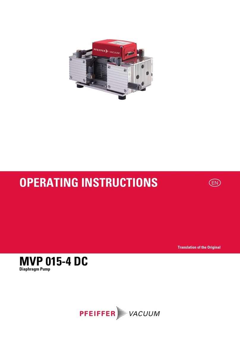 Pfeiffer Vacuum MVP 015-4 DC operating instructions