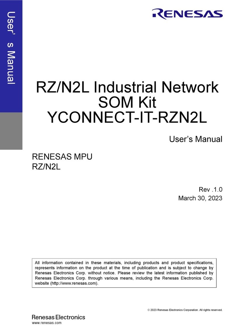 Renesas YCONNECT-IT-RZN2L User manual
