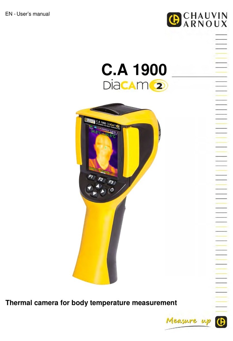 Chauvin Arnoux DiaCAm 2 CA 1900 user manual