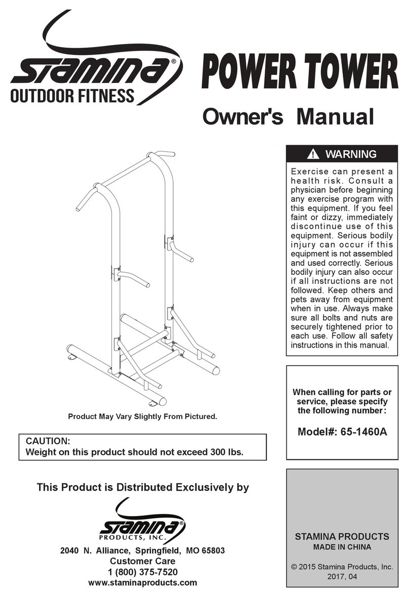 Stamina 65-1460A owner's manual