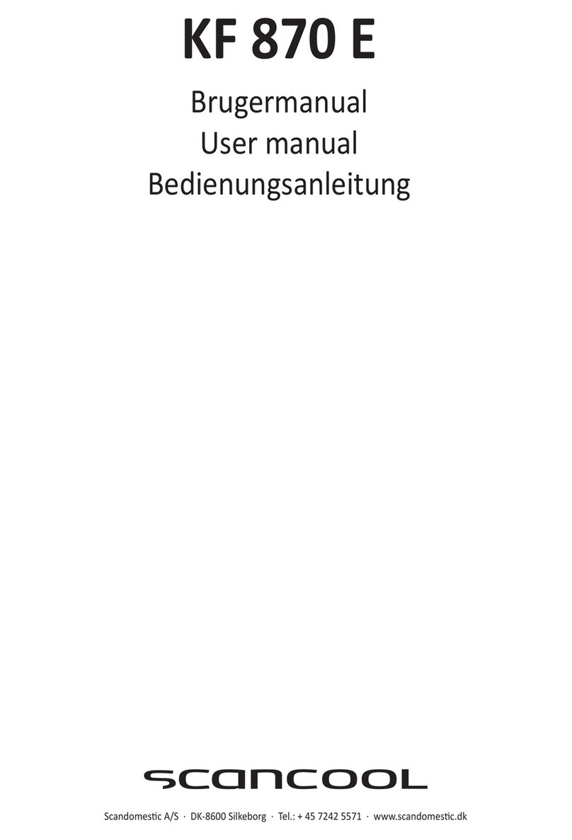 Scan Cool KF 870 E User manual