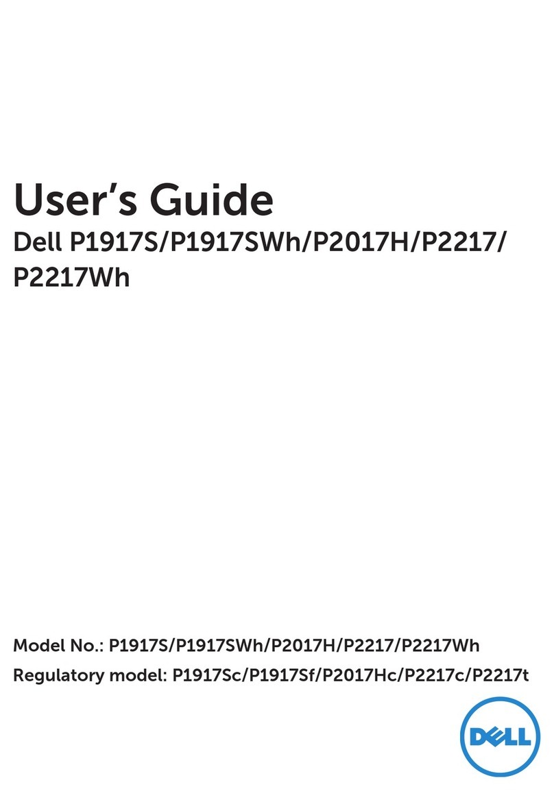 Dell P1917Sc User manual