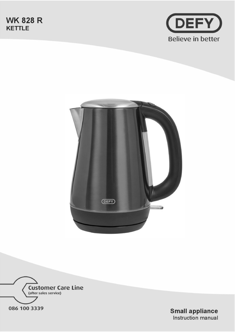 Defy WK 828 R User manual