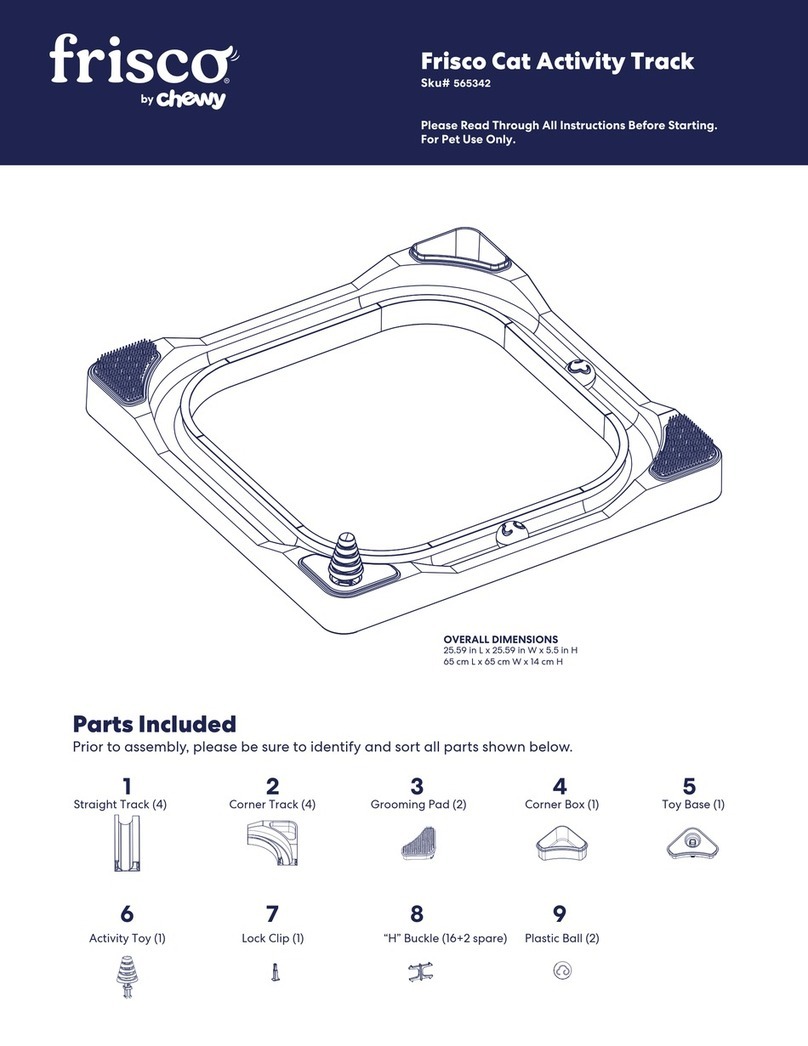 Chewy Frisco Cat Activity Track User manual