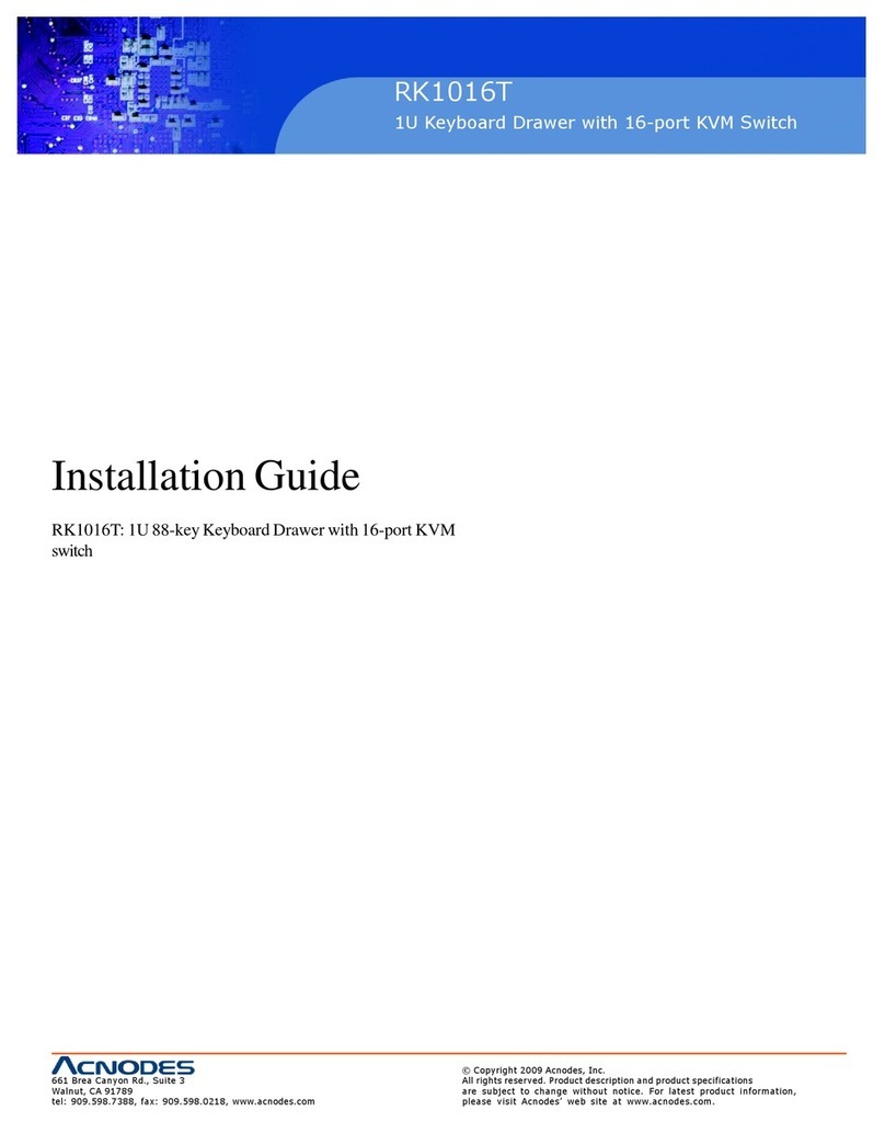 Acnodes RK1016T User manual Acnodes RK1016T User manual