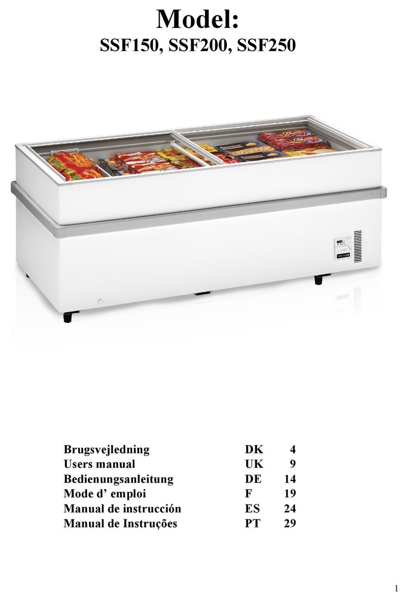 Tefcold SSF150 user manual