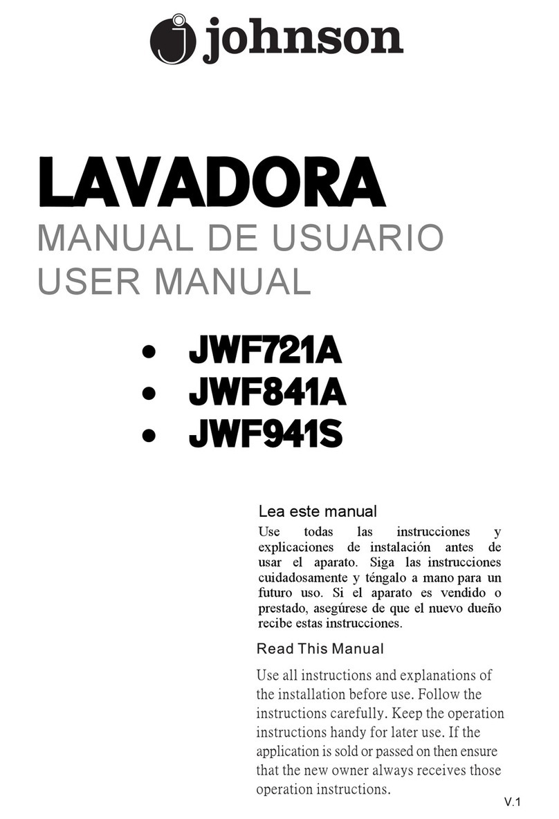 Johnson JWF721A user manual Johnson JWF721A user manual