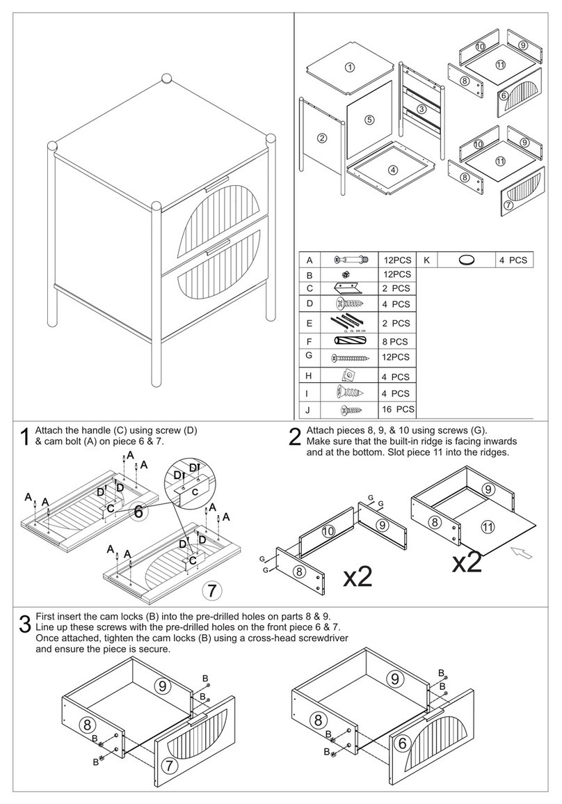 Baxton Studio ETAN-003 Assembly instruction Baxton Studio ETAN-003 Assembly instruction