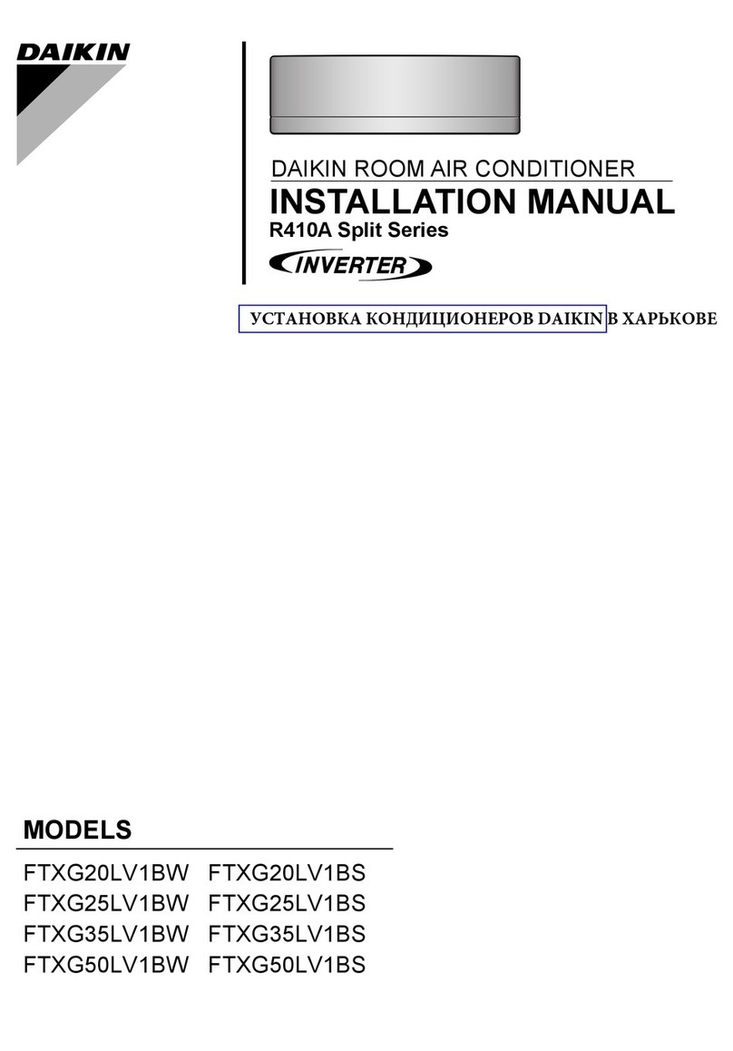 Daikin FTXG20LV1BS User manual