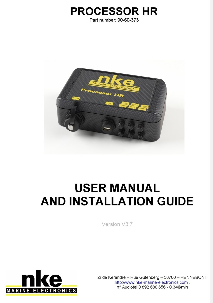 NKE PROCESSOR HR User manual