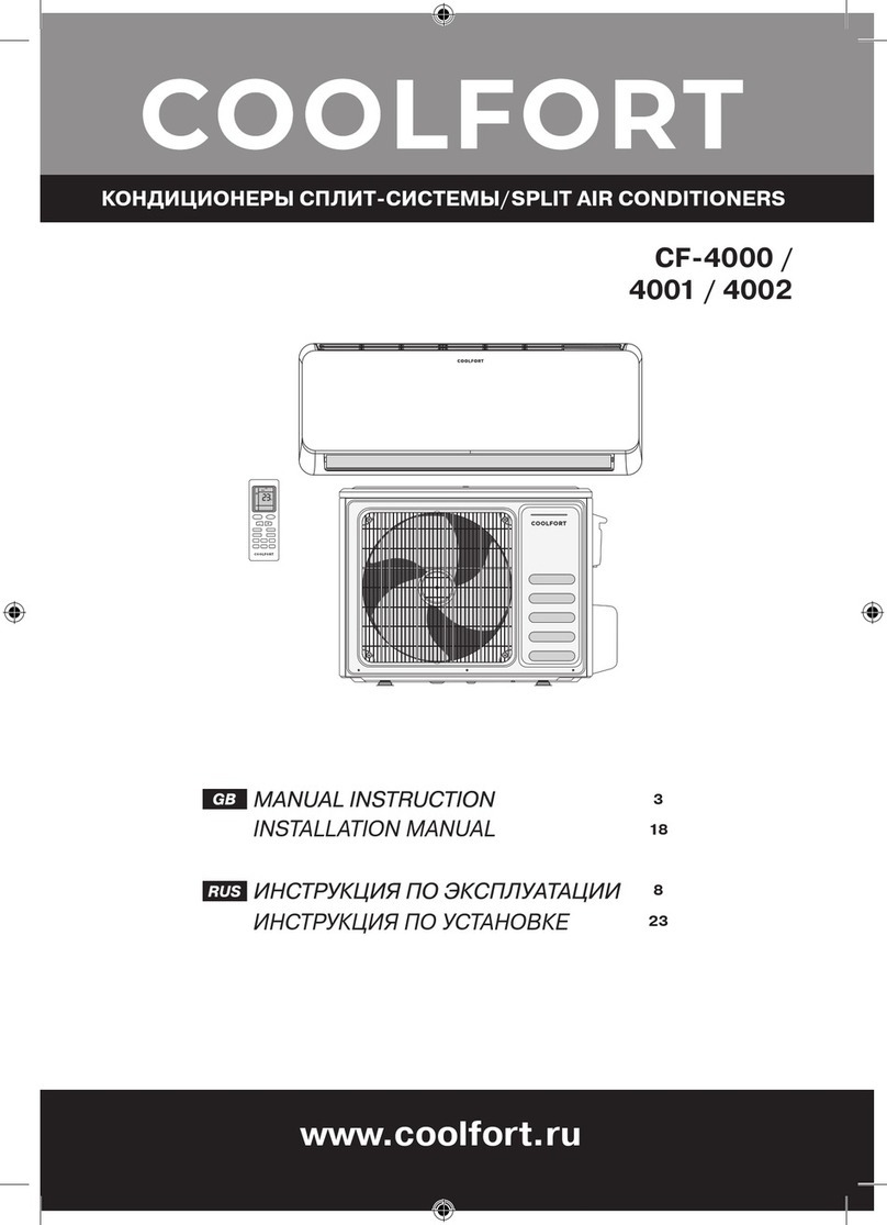 COOLFORT CF-4000 Manual instruction