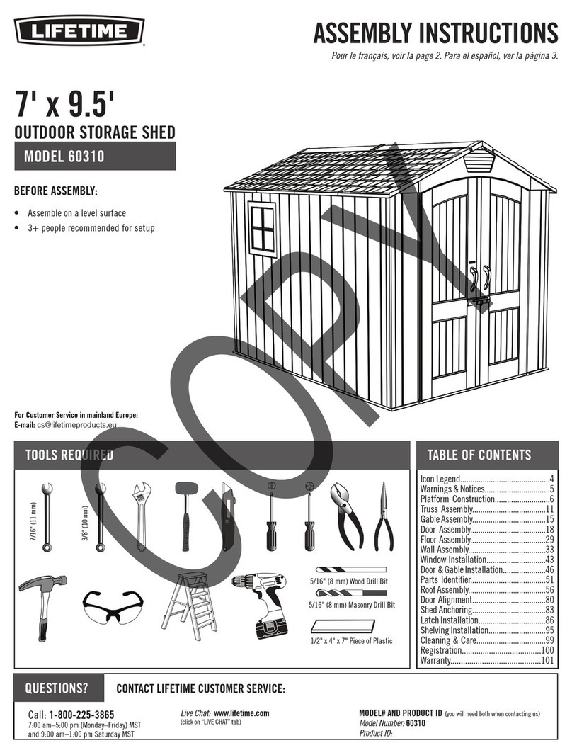 Lifetime 60310 Assembly instructions