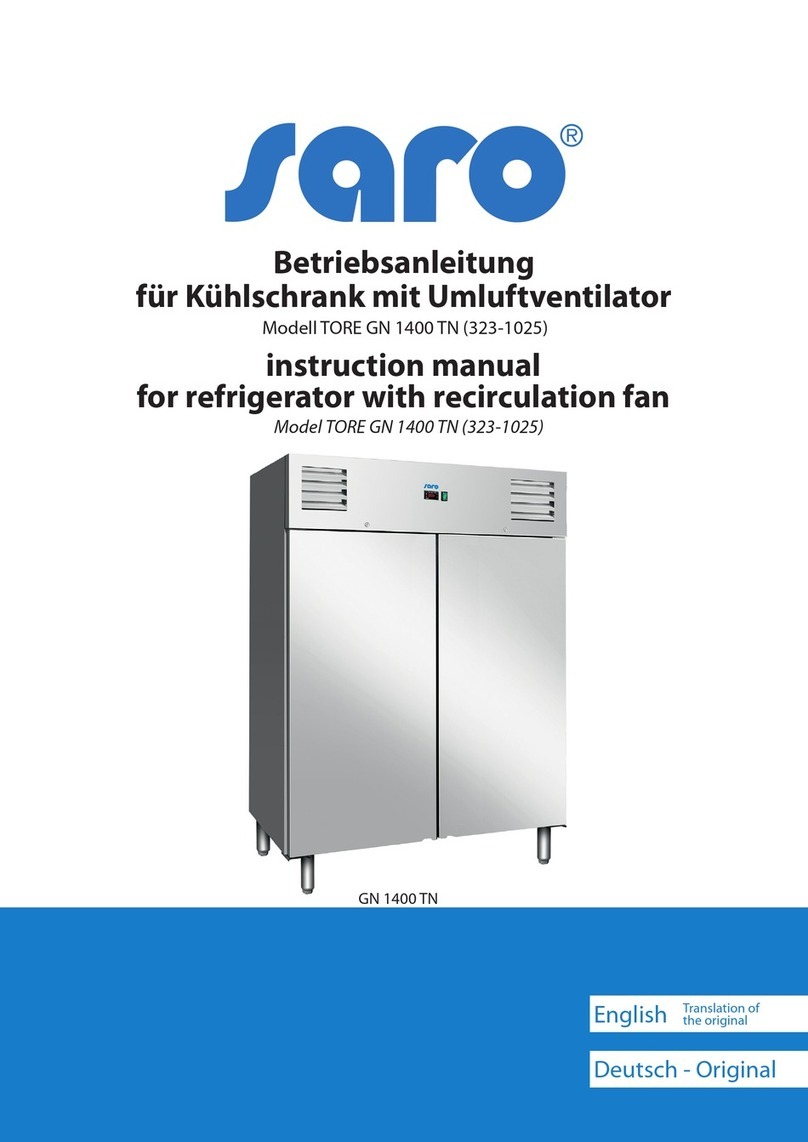 saro TORE GN 1400 TN User manual