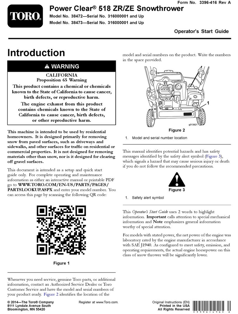 Toro Power Clear 518ZR Manual