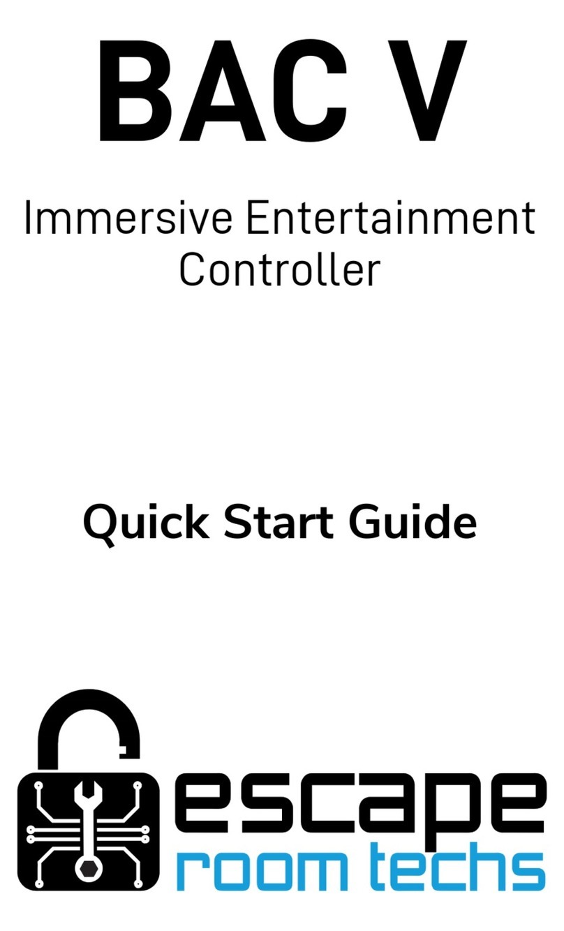Escape BAC V quick start guide