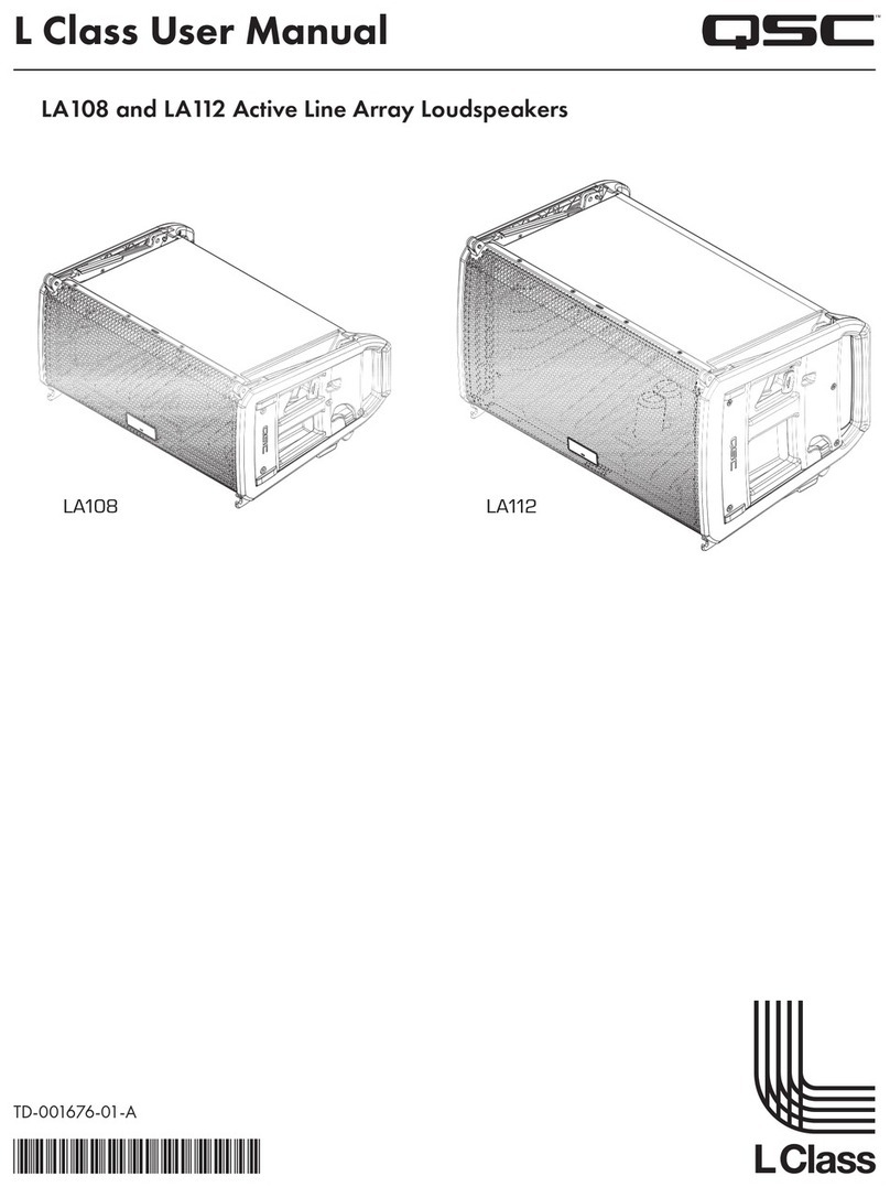 QSC LA108 user manual