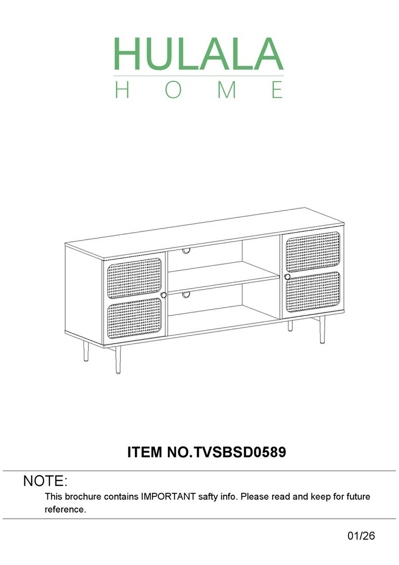 HULALA HOME TVSBSD0589 User manual