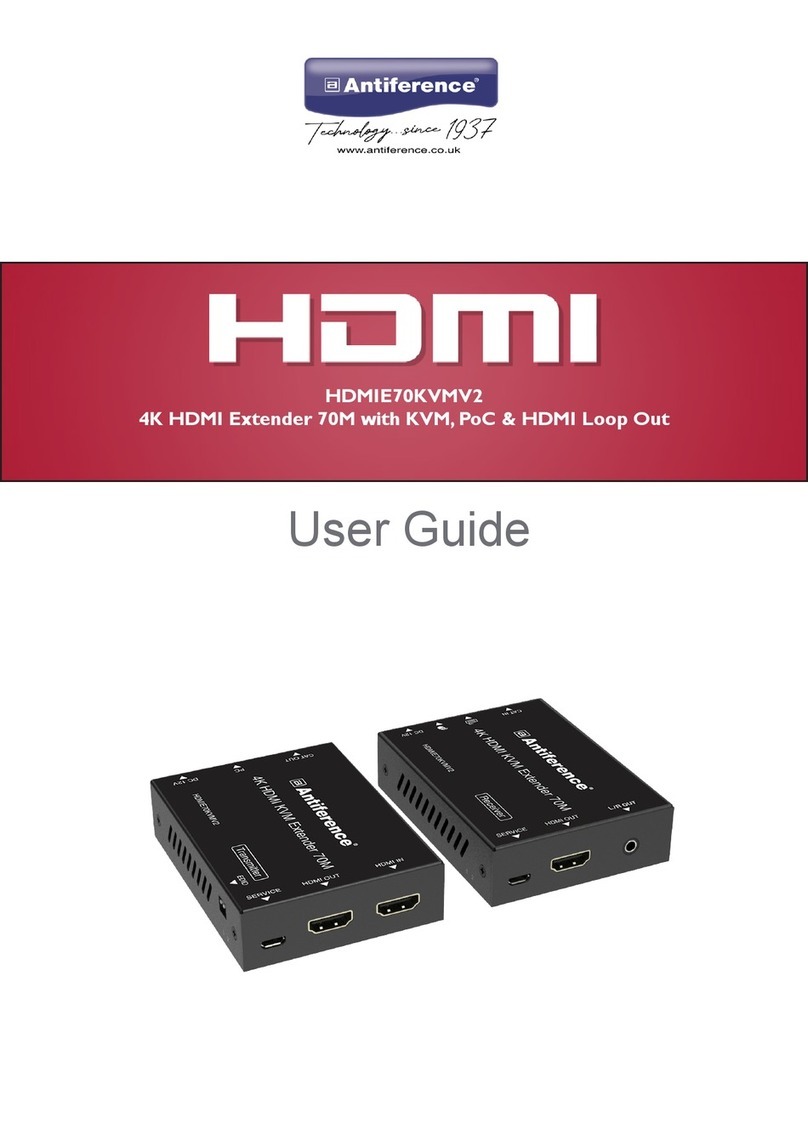 ANTIFERENCE HDMIE70KVMV2 user guide