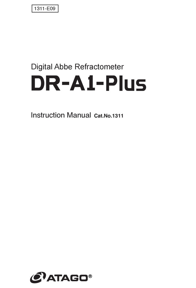 ATAGO DR-A1-Plus User manual