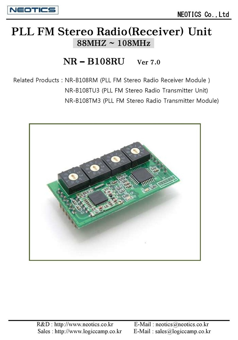 NEOTICS NR-B108RU quick start guide
