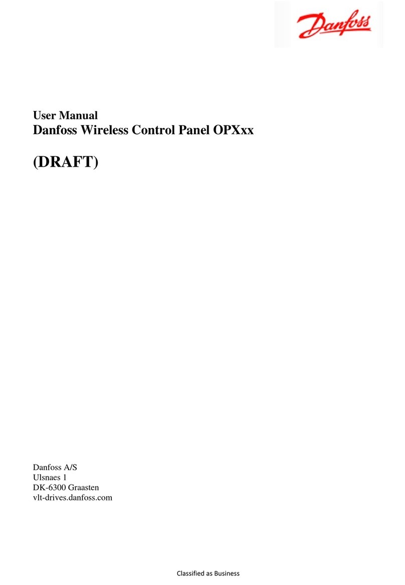 Danfoss OPX Series User manual