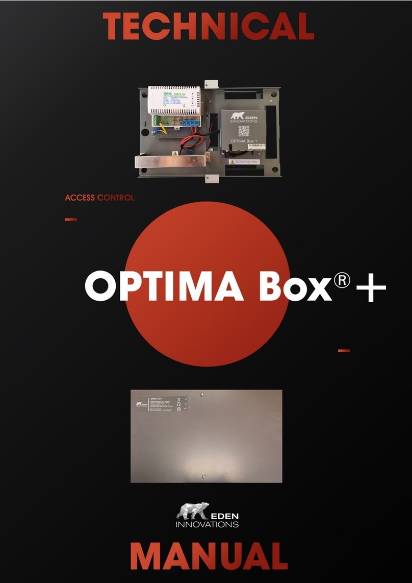 EDEN INNOVATIONS OPTIMA BOX+ Techical manual