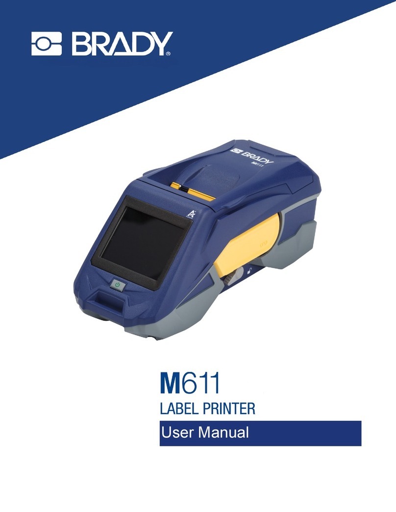 Brady BradyPrinter M611 User manual
