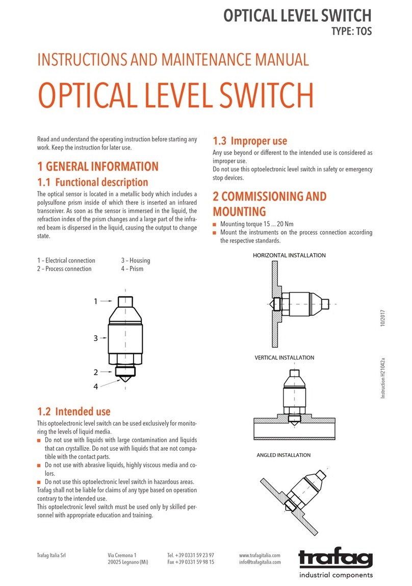 trafag TOS S1 Instruction and maintenance manual trafag TOS S1 Instruction and maintenance manual