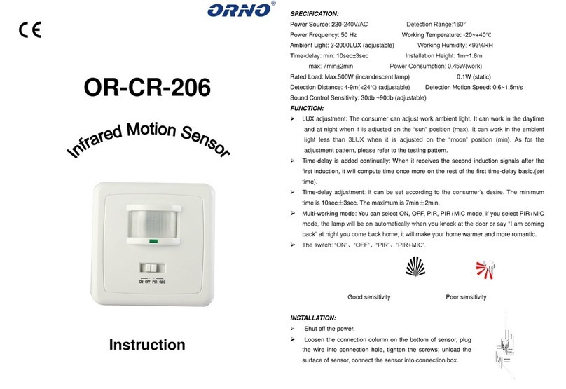 Orno OR-CR-206 User manual