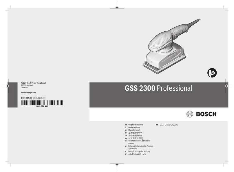 Bosch GSS 2300 PROFESSIONAL Original instructions