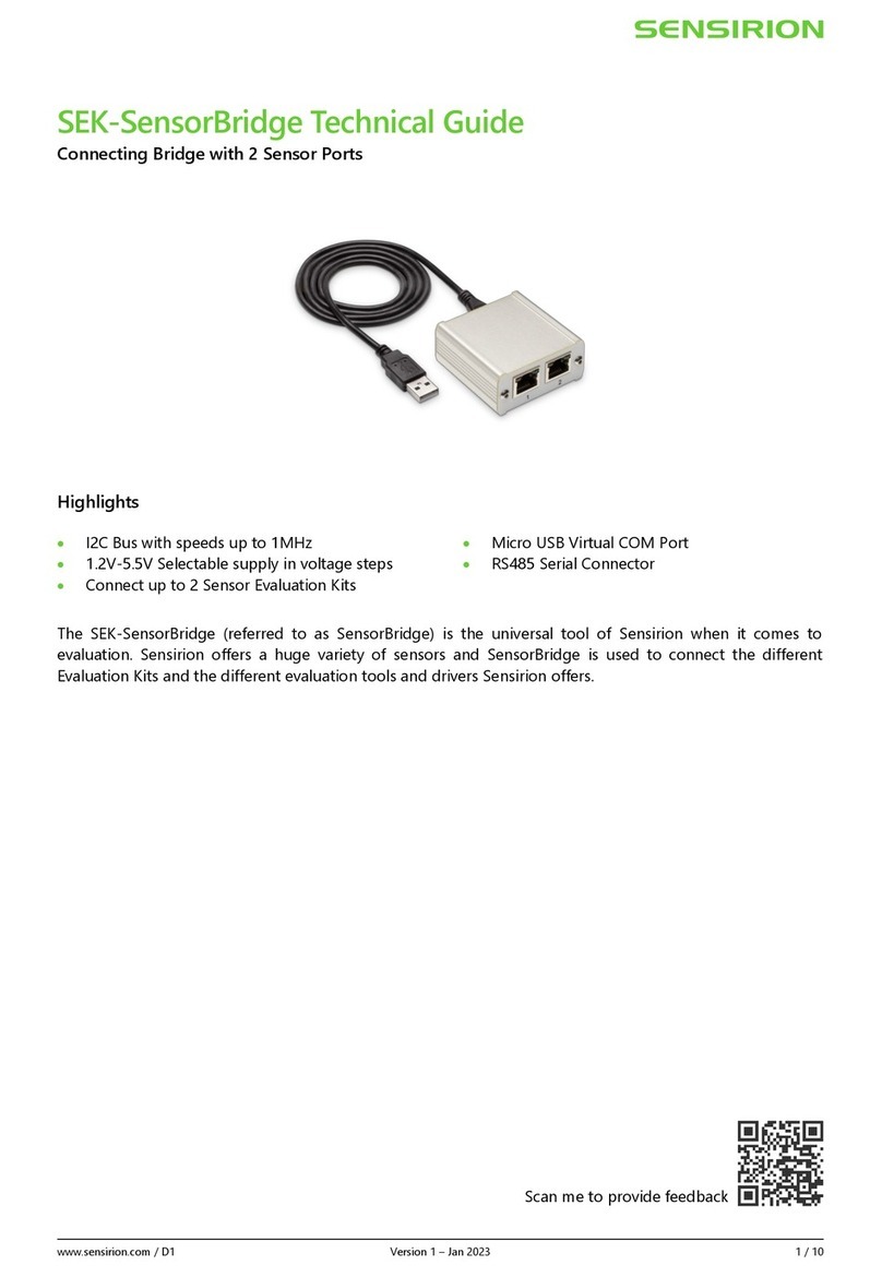 SENSIRION SEK-SensorBridge Technical guide